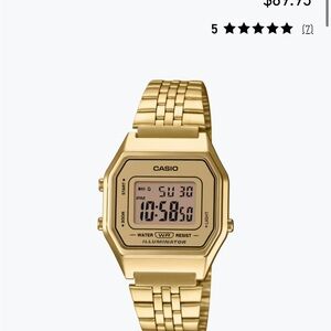 Casio Gold Digital Smartwatch